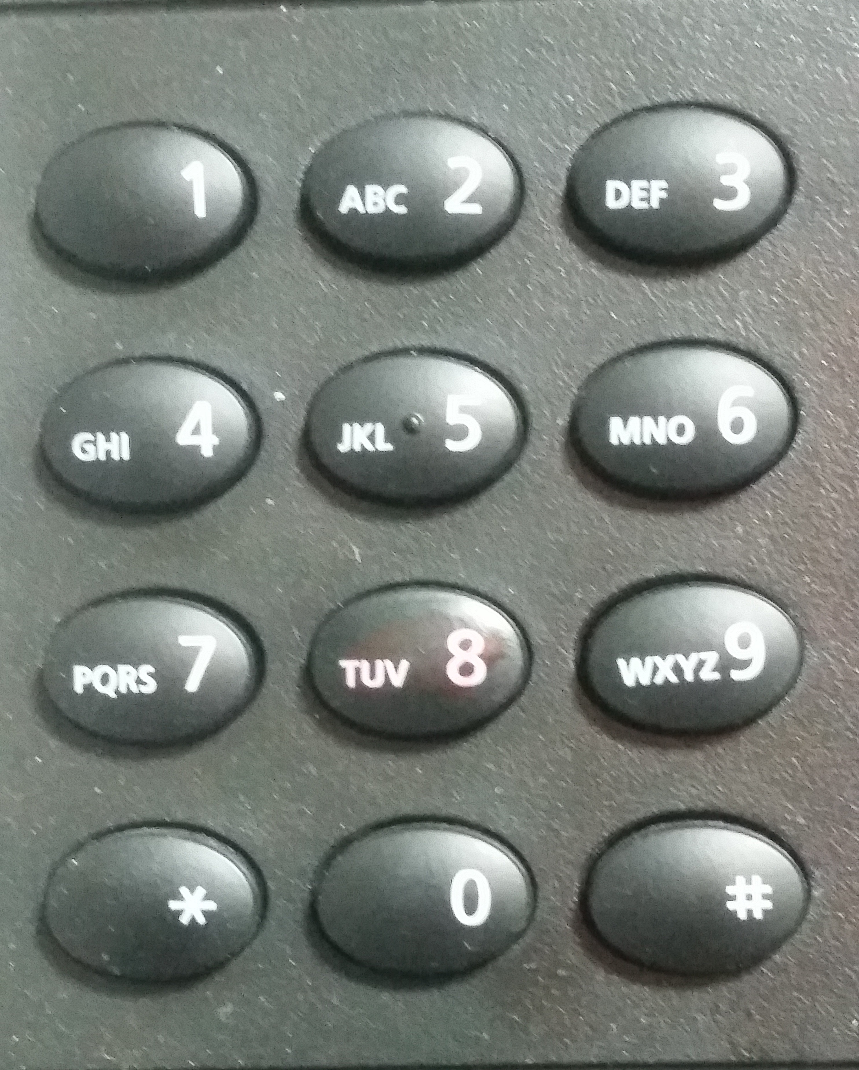 telephone keypad